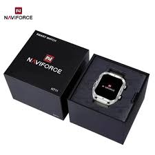 RELOJ INTELIGENTE HOMBRE NT11 NAVIFORCE PLATEADO | SKU: NAV-248