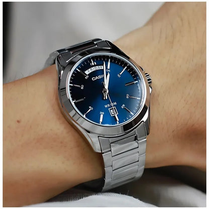 RELOJES CASIO ORIGINAL AZUL MTP-1370D-2A2VDF | CAS-76
