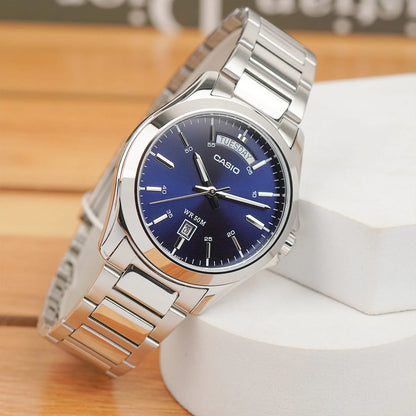 RELOJES CASIO ORIGINAL AZUL MTP-1370D-2A2VDF | CAS-76
