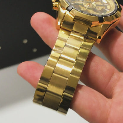 RELOJ FORSINING - AUTOMÁTICO DORADO | SKU: FOR-2