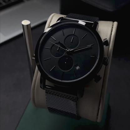 RELOJ HANNAH MARTIN - NEGRO COMPLETO CASUAL | SKU: HAN-5