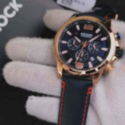 RELOJ MEGIR - LEATHER BLUE | SKU: MEG-46