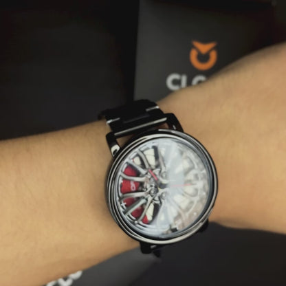 RELOJ SANDA ARO GIRATORIO ORIGINAL ROJO| SKU: SAN-54