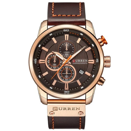 RELOJ CURREN ORIGINAL  - CASUAL MARRÓN | SKU: CUR-101