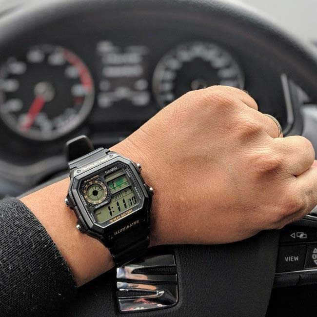 RELOJ CASIO DIGITAL ORIGINAL | AE-1200WH-1BV | CAS-27