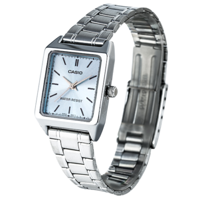 RELOJES CASIO ORIGINAL LTP-V007D-2E PLATEADO | CAS-284