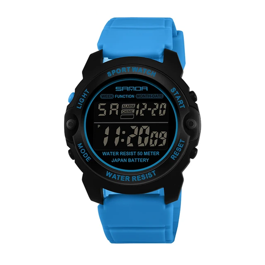 RELOJ SANDA EDICIÓN VERANO AZUL Y NEGRO | SKU: SAN-56